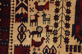 Afshar - Sirjan Персийски връзван килим 192x155 - Снимка 6