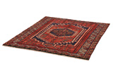 Afshar - Sirjan Персийски връзван килим 189x152 - Снимка 2