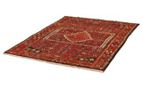 Afshar - Sirjan Персийски връзван килим 210x148 - Снимка 2