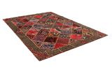 Patchwork Персийски връзван килим 300x213 - Снимка 1