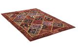 Patchwork Персийски връзван килим 205x145 - Снимка 1