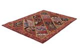 Patchwork Персийски връзван килим 205x145 - Снимка 2