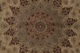 Isfahan Персийски връзван килим 195x195 - Снимка 6