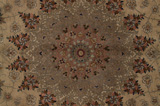 Isfahan Персийски връзван килим 195x195 - Снимка 6