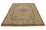 Isfahan Персийски връзван килим 242x196 - Снимка 3