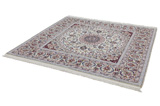 Isfahan Персийски връзван килим 206x207 - Снимка 2