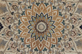 Isfahan Персийски връзван килим 195x194 - Снимка 7