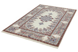 Isfahan Персийски връзван килим 237x152 - Снимка 2