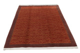 Tabriz Персийски връзван килим 212x149 - Снимка 3