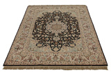 Isfahan Персийски връзван килим 215x142 - Снимка 3
