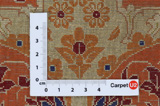 Qum Персийски връзван килим 200x135 - Снимка 4