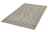 Isfahan Персийски връзван килим 197x128 - Снимка 2