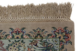 Isfahan Персийски връзван килим 197x128 - Снимка 5
