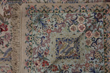 Isfahan Персийски връзван килим 197x128 - Снимка 12