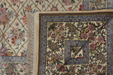 Isfahan Персийски връзван килим 203x130 - Снимка 12