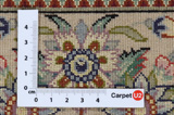 Isfahan Персийски връзван килим 212x143 - Снимка 4
