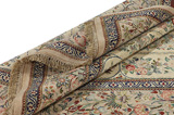 Isfahan Персийски връзван килим 212x143 - Снимка 14
