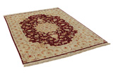Tabriz Персийски връзван килим 204x154 - Снимка 1