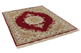 Tabriz Персийски връзван килим 201x153 - Снимка 1
