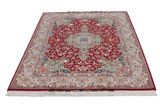 Tabriz Персийски връзван килим 208x153 - Снимка 3