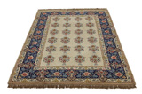 Isfahan Персийски връзван килим 214x140 - Снимка 3
