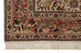 Tabriz Персийски връзван килим 206x153 - Снимка 5