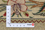 Isfahan Персийски връзван килим 222x148 - Снимка 4