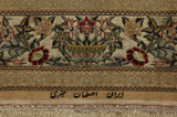 Isfahan Персийски връзван килим 222x148 - Снимка 6