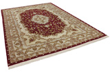 Tabriz Персийски връзван килим 355x247 - Снимка 1