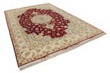 Tabriz Персийски връзван килим 350x247 - Снимка 1
