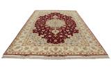 Tabriz Персийски връзван килим 350x247 - Снимка 3
