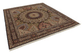 Tabriz Персийски връзван килим 300x253 - Снимка 1