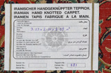 Isfahan Персийски връзван килим 303x201 - Снимка 12