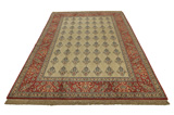 Isfahan Персийски връзван килим 296x191 - Снимка 3