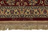 Isfahan Персийски връзван килим 301x197 - Снимка 7