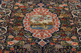 Isfahan Персийски връзван килим 205x130 - Снимка 6