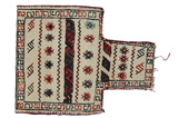 Jaf - Saddle Bags Персийски връзван килим 47x37 - Снимка 1