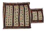 Qashqai - Saddle Bags Персийски връзван килим 60x38 - Снимка 1