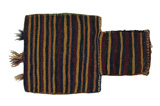 Qashqai - Saddle Bags Персийски връзван килим 55x35 - Снимка 1