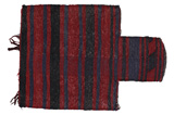 Turkaman - Saddle Bags Персийски връзван килим 55x39 - Снимка 1