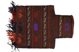Baluch - Saddle Bags Персийски връзван килим 56x42 - Снимка 1