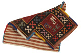 Qashqai - Saddle Bags Персийски връзван килим 38x28 - Снимка 2