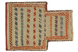 Qashqai - Saddle Bags Персийски връзван килим 49x36 - Снимка 1
