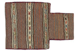 Qashqai - Saddle Bags Персийски връзван килим 51x37 - Снимка 1