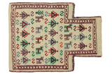 Qashqai - Saddle Bags Персийски връзван килим 51x34 - Снимка 1
