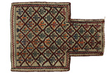 Qashqai - Saddle Bags Персийски връзван килим 53x40 - Снимка 1