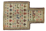 Qashqai - Saddle Bags Персийски връзван килим 54x37 - Снимка 1