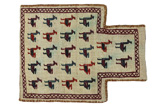 Qashqai - Saddle Bags Персийски връзван килим 45x36 - Снимка 1