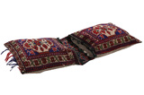 Turkaman - Saddle Bags Афганистански връзван килим 112x50 - Снимка 3