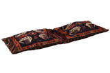 Jaf - Saddle Bags Туркменски връзван килим 126x49 - Снимка 3